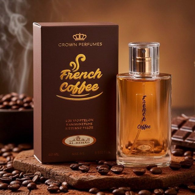น้ำหอม French Coffee dy Al-Rehab เป็นน้ำหอมแนว กูร์มองด์ (Gourmand) กลิ่นกาแฟผสมความหวาน คาปูชิโน่ที