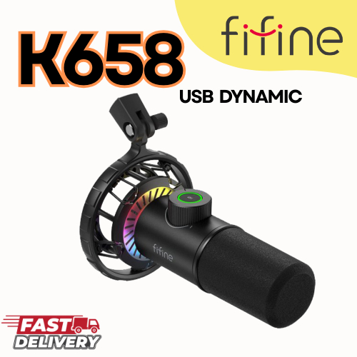 FIFINE K658 USB DYNAMIC CARDIOID MICROPHONE