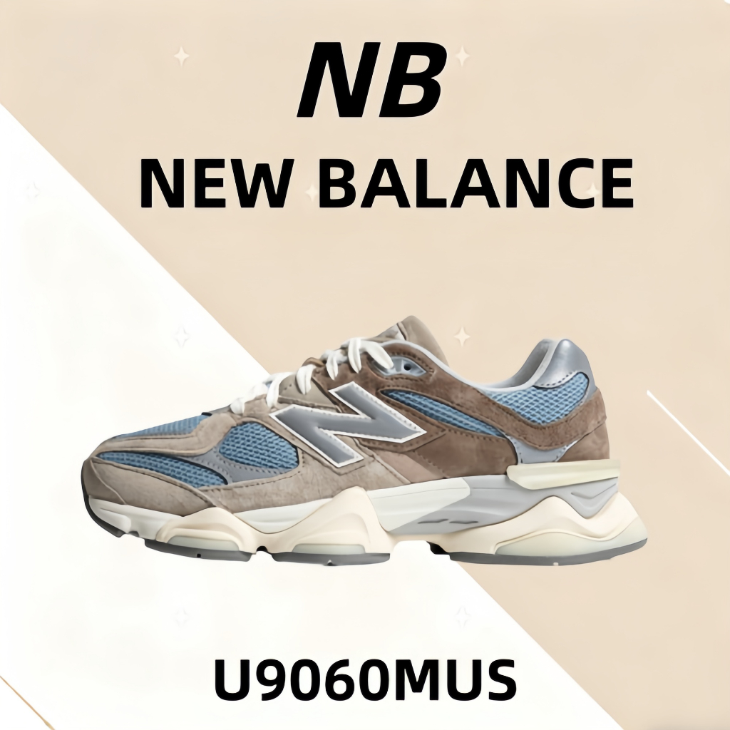 💗ของแท้รับประกัน100%💥 New Balance NB 9060  U9060MUS Outdoor commuting running casual shoes
