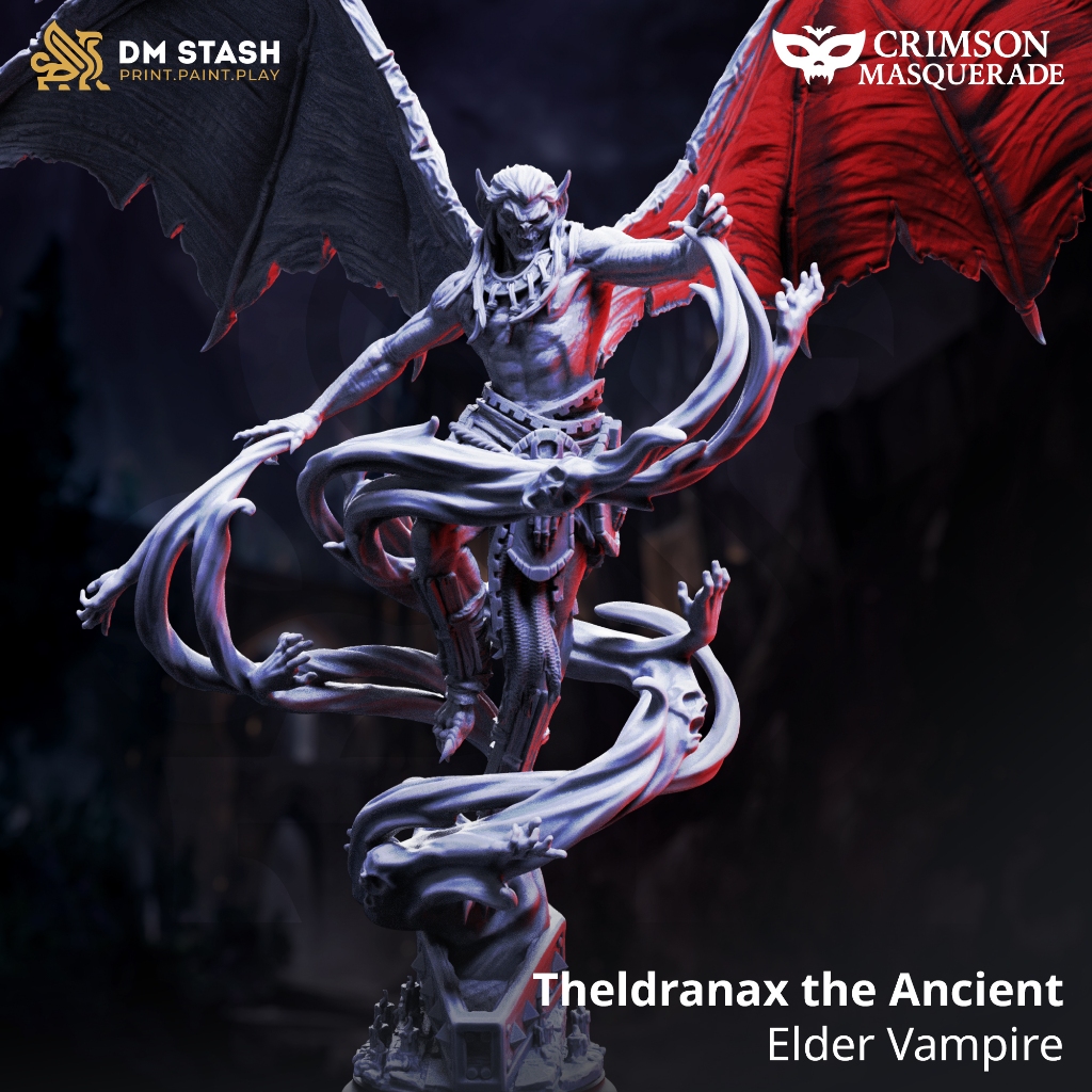 [ซื้อ 5 ฟรี 1] DM Stash - Theldranax the Ancient Elder Vampire (Crimson Masquerade)