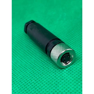 Easyturn 1Pc M8 Sensor Connector 3/4 Pin Male/Female Straight Angle Plug