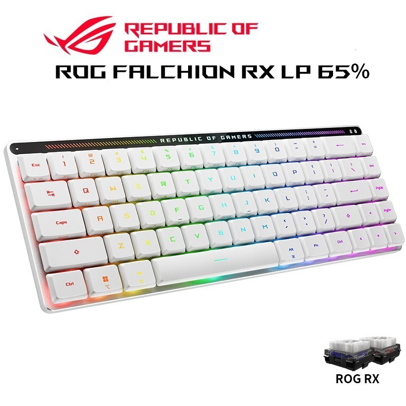 ASUS ROG Falchion RX Low Profile Gaming Keyboard คีย์บอร์ดไร้สาย