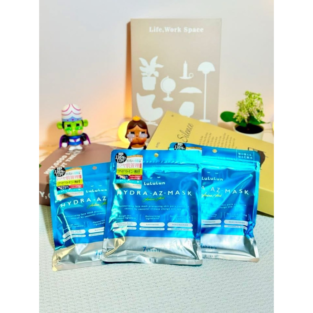 มาส์ก LuLuLun Hydra AZ Face Mask บรรจุ 7 แผ่น