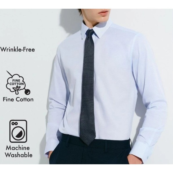 G2000 เสื้อเชิ้ตแขนยาวแบบทางการสำหรับผู้ชาย ทรง Smart Fit รุ่น 4612195261 BLUE
