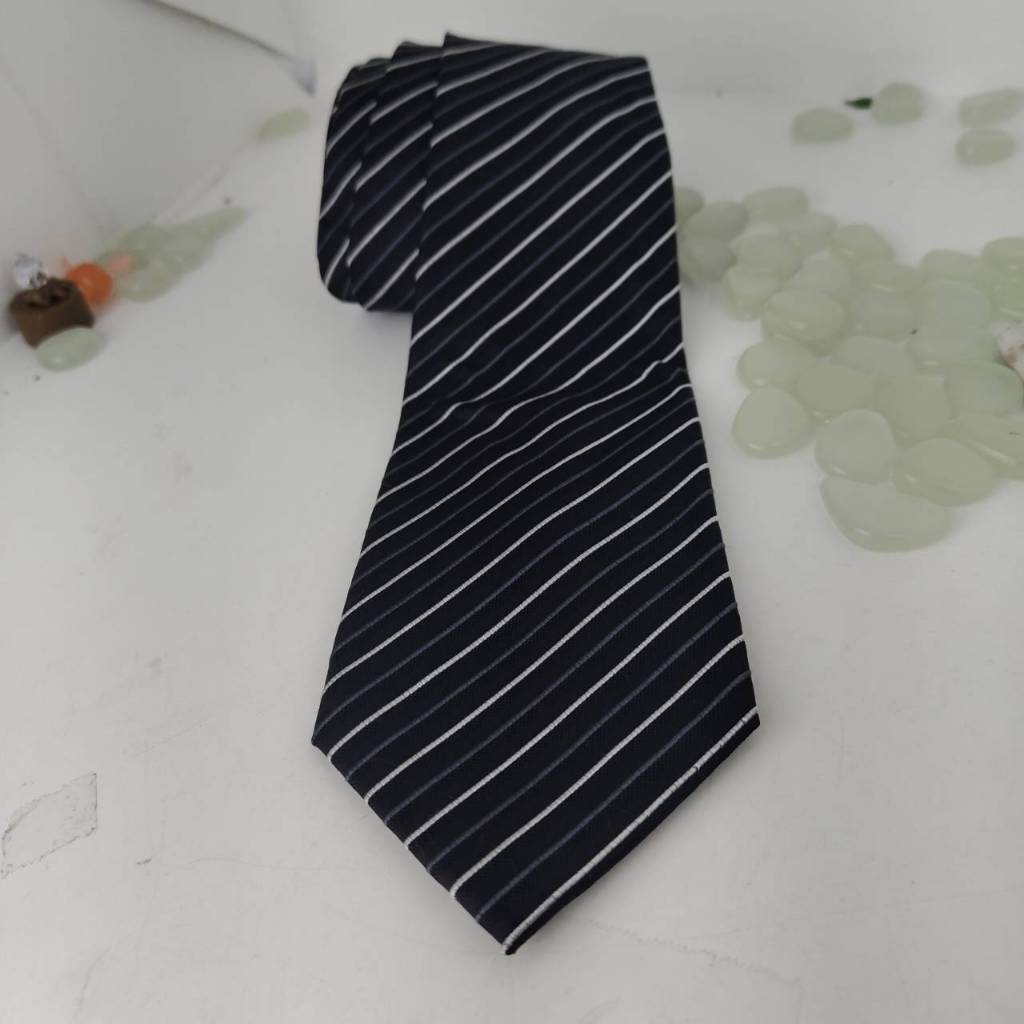 N8  เนคไท Agness  by  italy silk 100%