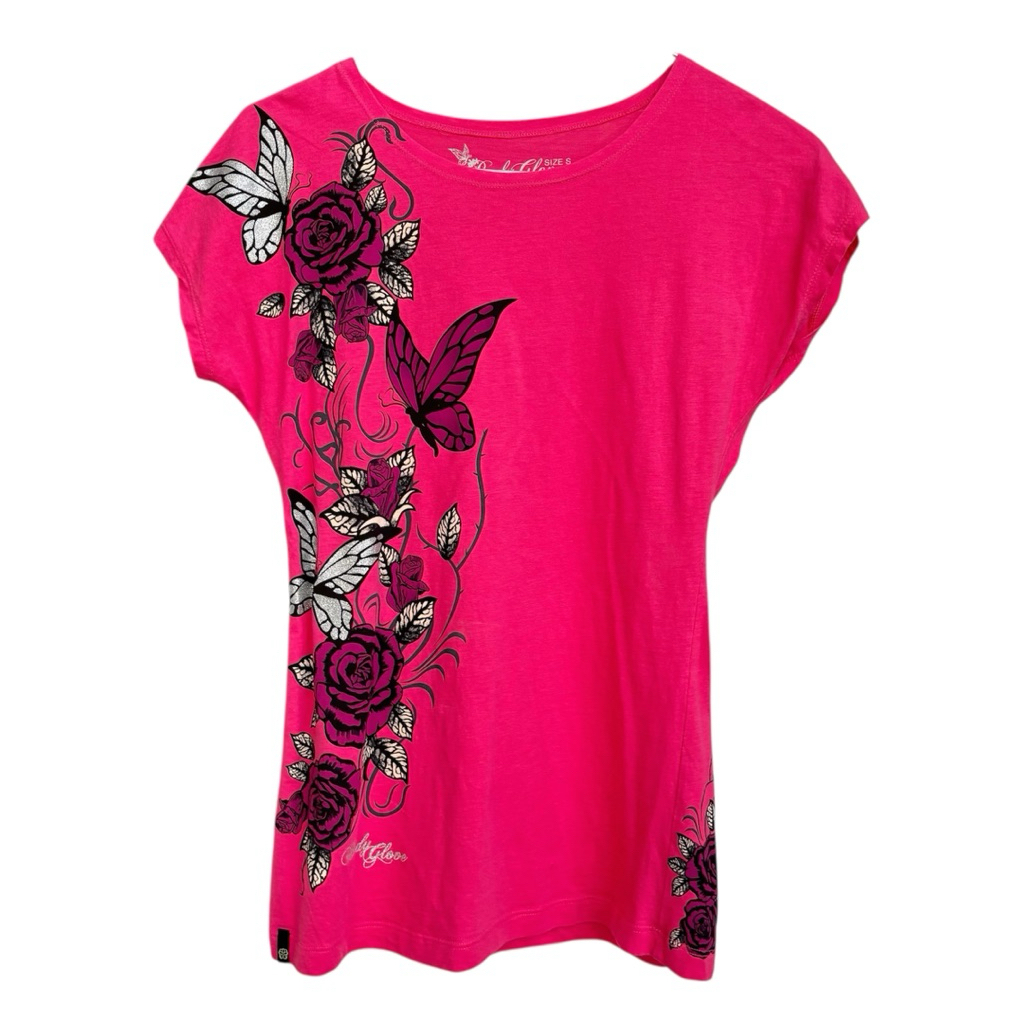 Body glove เสื้อยืด สีบานเย็น