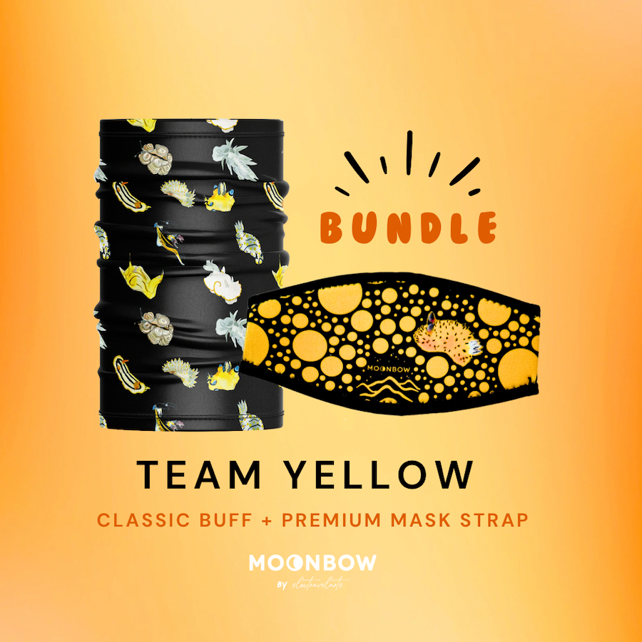Moonbow Yellow Sea Slugs Buff + Jorunna MSC Buff Bundle Set สุดคุ้ม | ผ้าบัฟ จับคู่เข้าชุด