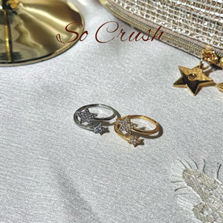 Socrush.bkk | TWIN STAR ring | SR-012 | แหวน ดาว เพชร