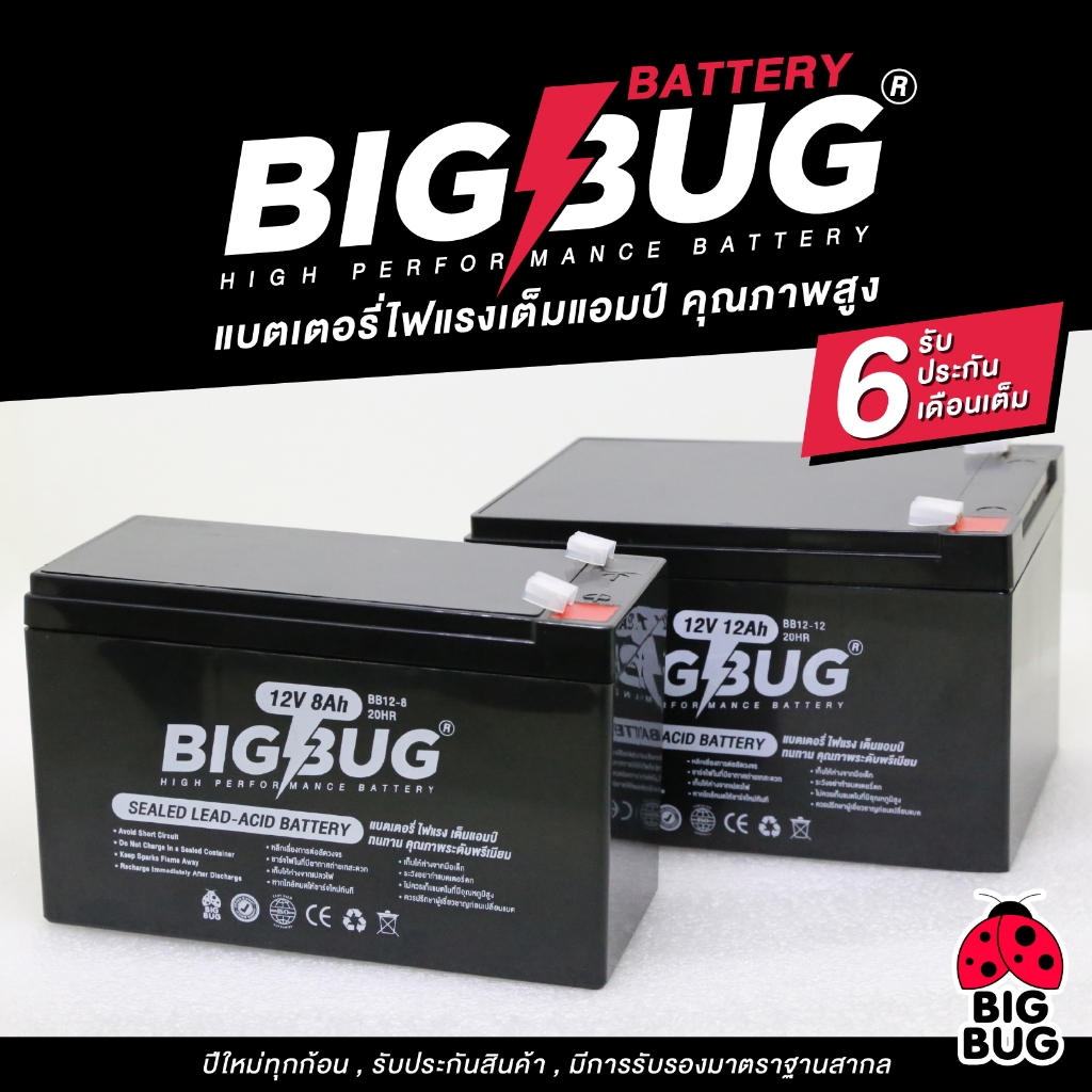BIGBUG ( Battery 12V & 6V ) ของเล่น รถแบตเตอรี่เด็ก ✅ มีรับประกันสินค้า (รวมVAT ออกใบกำกับได้)