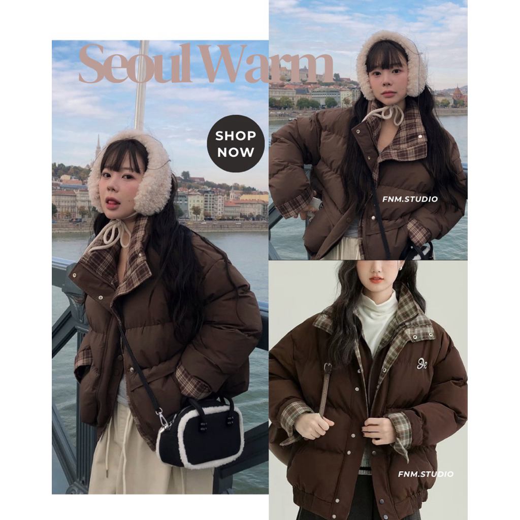 FNM.STUDIO✨- Seoul warm Down Jacket แจ็คเก็ตกันหนาว🧸