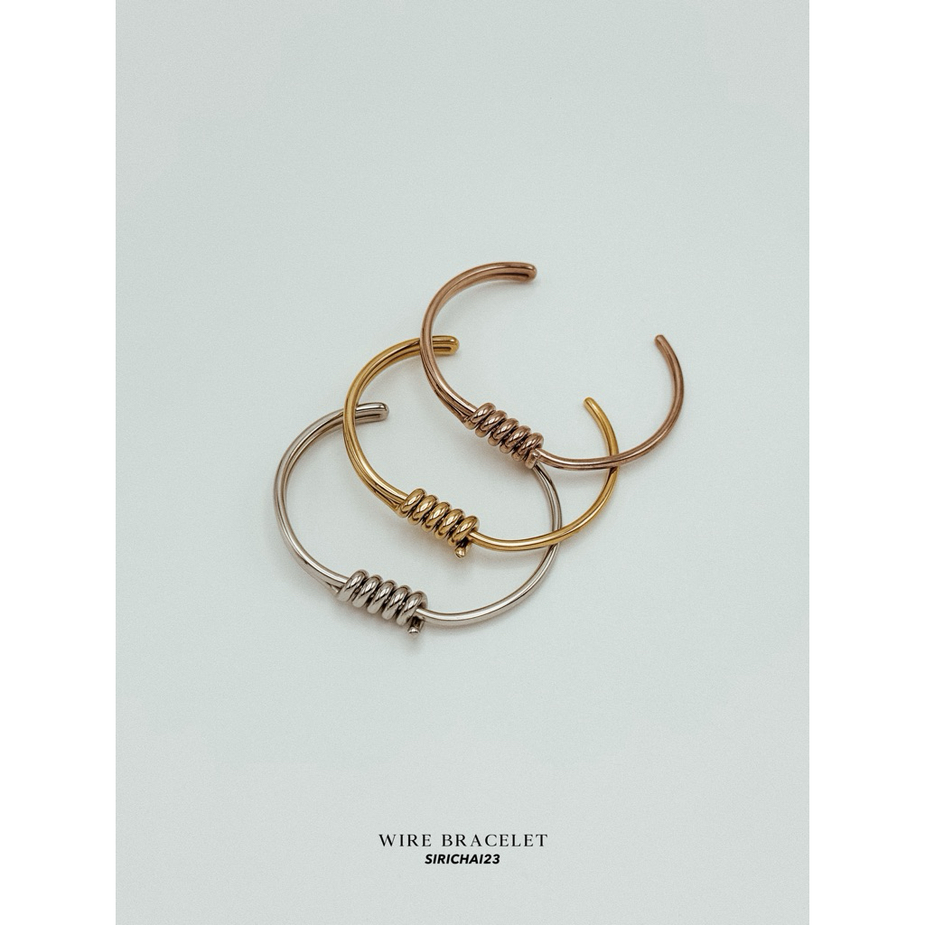 SIRICHAI23 WIRE BRACELET