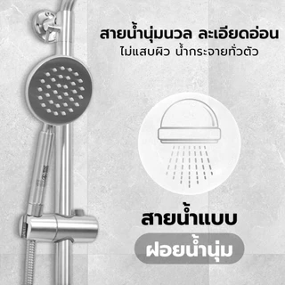 MARINE ชุดเรนชาวเวอร์ ทรงกลม 8 นิ้ว สแตนเลส 304 รุ่น Smoke Lux MR-204S |ZWF|