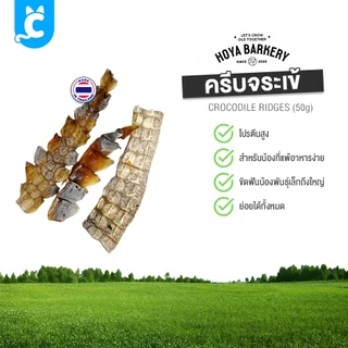 [ส่งฟรี🇹🇭] Hoya Barkery ขนมสุนัข ขนมแทะ ขัดฟัน หางจระเข้ เนื้อจระเข้อบแห้ง Dog Treat CleverPet