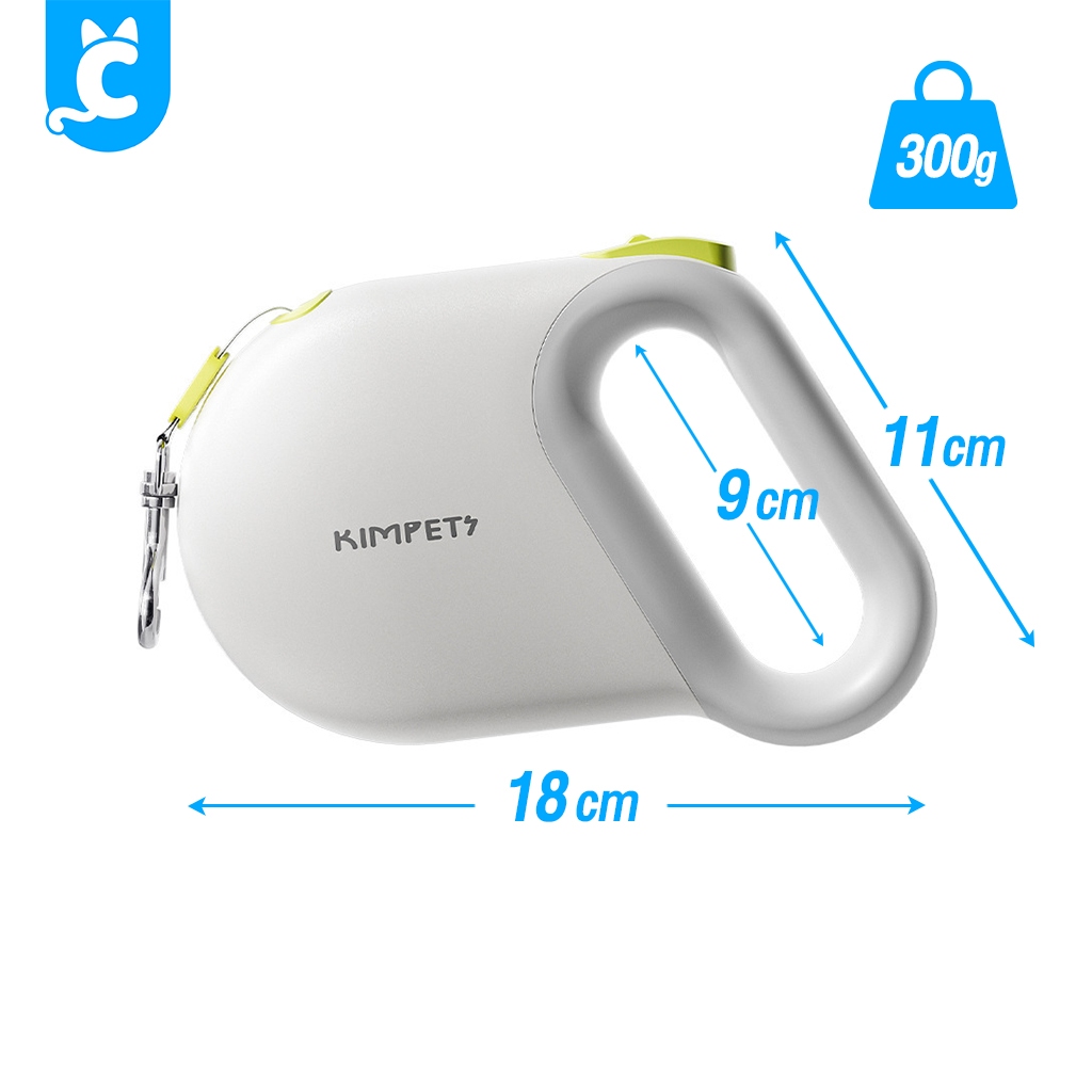 [ส่งฟรี🇹🇭] Kimpets สายจูงสปริง ยาว 5 เมตร สายจูงยืดหด สุนัข แมว พกพาง่าย Dog Leash CleverPet รูปที่ 3
