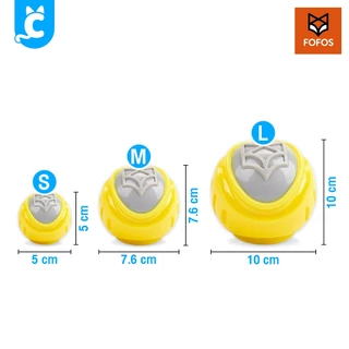 [ส่งฟรี🇹🇭] FOFOS ของเล่นสุนัข ลูกบอลหมา บีบมีเสียง แข็งแรงทนทาน Dog Flexy Ball CleverPet
