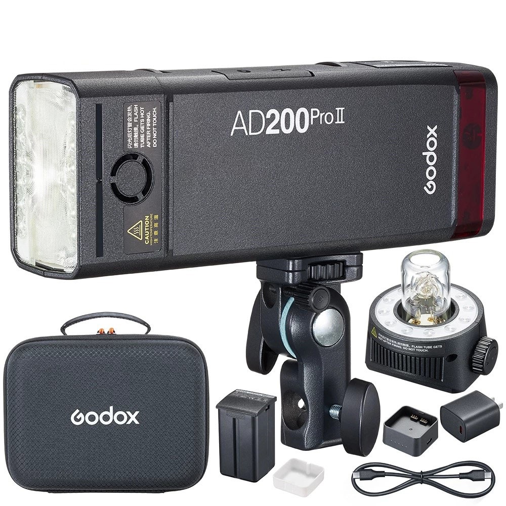 Godox AD200 Pro II Flash Pocket แฟลช TTL ที่มีอยู่, จับคู่ One-Tap พร้อมทริกเกอร์ Bery (รับประกัน3ปี