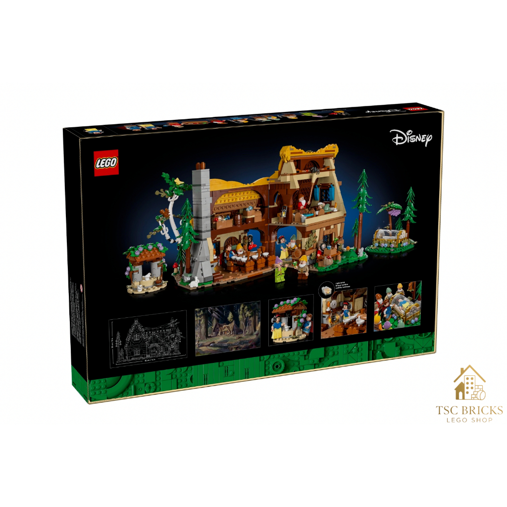 LEGO 43242 Snow White and the Seven Dwarfs' Cottage (สินค้าพร้อมส่งจากไทย)
