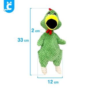 [ส่งฟรี🇹🇭] CleverPet ตุ๊กตาไก่ บีบมีเสียง ของเล่นสุนัข หมา ของเล่นสัตว์เลี้ยง Chicken Dog Toy