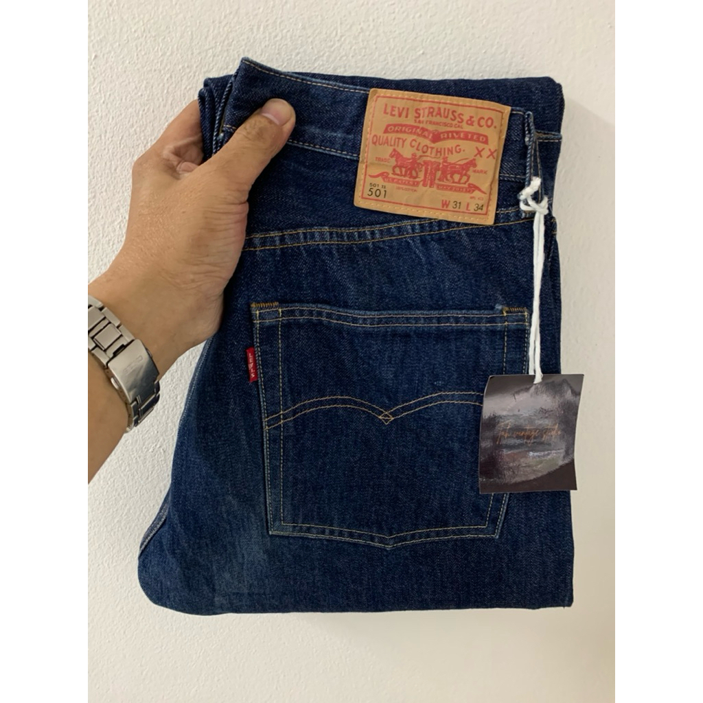 Levi’s 501xx bigE ริมแดง LVC 1966 ✨ Made in USA button 4420 Size 31/34(ขนาดจริงดูตรงรายละเอียดสินค้า