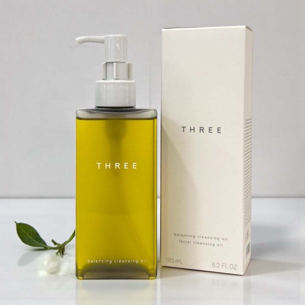 THREE Balancing Cleansing Oil N คลีนซิ่งออยล์ 185ml สูตรใหม่