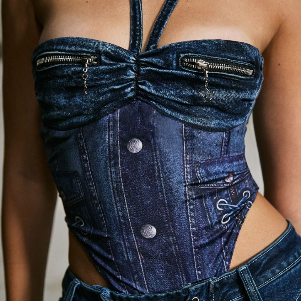 Merge Official - Merge Edgy Halter Bodysuit (พร้อมส่ง) - รูปที่ 2