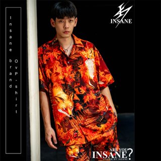 Oversizedshirt INSANE SUMMER HAZE จิ้งจอกสีส้ม
