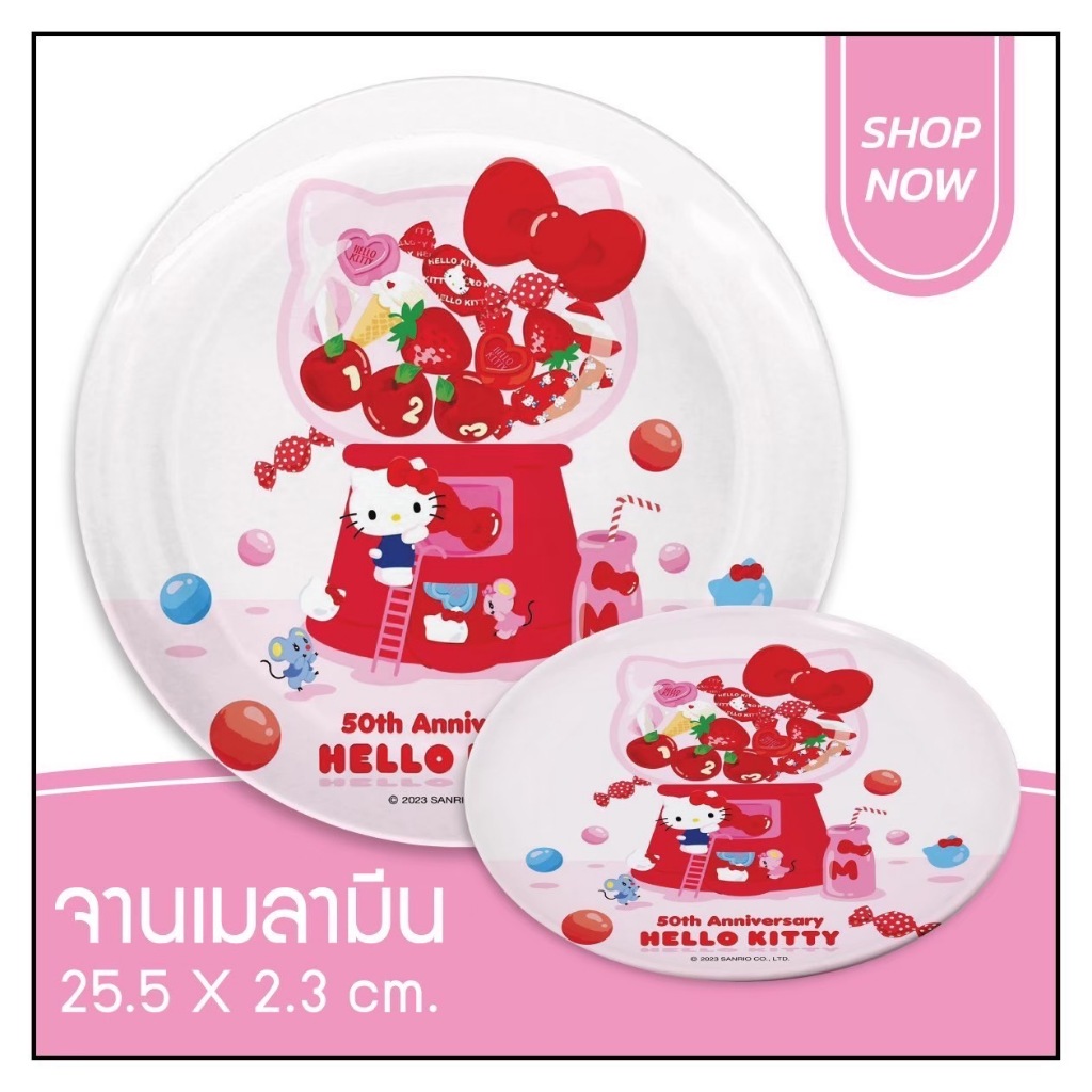 จานพลาสติกเมลามีน – กลมใหญ่