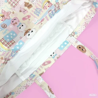 DADDY | ( Pre- order ) Purrkats Tote Bag กระเป๋าผ้าแคนวาส ลายน้องแมว สุดน่ารัก