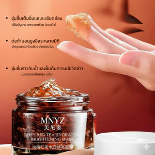 มาร์คบำรุงผิวให้กระจ่างใส MNYZ [จากชาแดงโรซี] มาร์คเนื้อเจลผิวชมชื้น