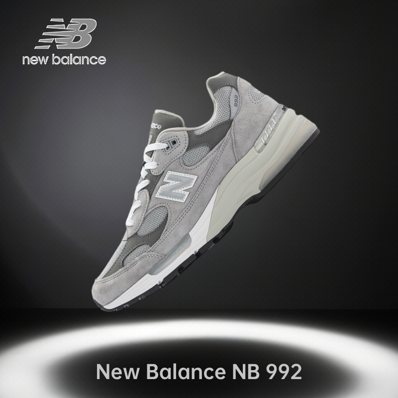ของแท้ 100%-New Balance NB 992 grey Sneakers U992GY