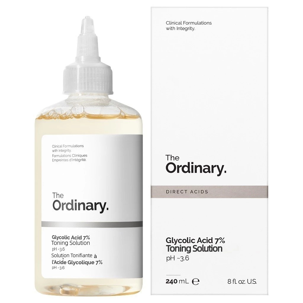 The Ordinary Glycolic Acid 7% Exfoliating Toner 240ml โทนเนอร์ เนื้อน้ำ ผลัดเซลล์ผิว