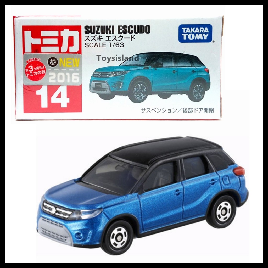 TOMICA 14 SUZUKI ESCUDO 1/63 TOMY 2016 DEC NEW MODEL