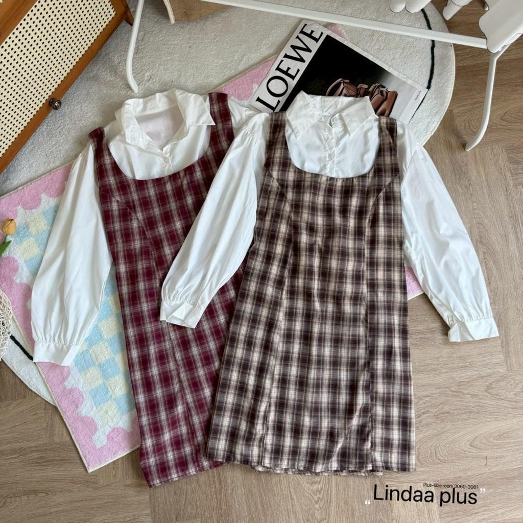.(อก38-52) Amber Dress รุ่นแอมเบอร์ ชุดเดรสลายสก็อตเข้าตรีมคริสต์มาส ไซส์ใหญ่ สำหรับสาวอวบ #Dr078 ราคา ถูกที่สุด ดีลบีเคเค แกลเลอรีภาพที่ 7