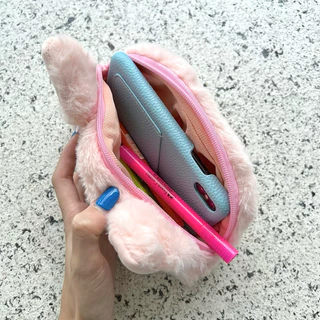 (พร้อมส่ง) กระเป๋าดินสอ กระเป๋าใส่เครื่องสำอาง ถุงหูรูดการ์ตูน Sanrio kitty monchhichi จัดระเบียบของ