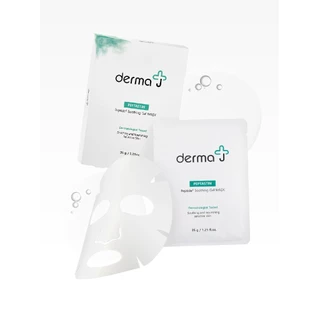 Derma J [10 แถม 2] Soothing Gel Mask มาส์กแผ่นฟื้นฟูผิวเร่งด่วน 12 ชิ้น (ตะกร้าพิเศษ)