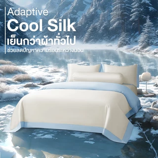 ibed ปลอกหมอนหนุน (มีปีก) สีโทนเดียว/2โทน ผ้านุ่มลื่น ป้องกันไรฝุ่น กันขนสัตว์ Adaptive Cool Silk