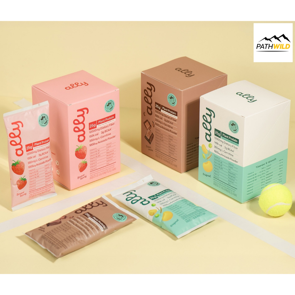 Ally Powder ออลลี่ พาวเดอร์ โปรตีนพืช ชงดื่มทดแทนมื้ออาหารได้ เสริมด้วยไฟเบอร์ วิตามิน และกรดอะมิโนจ