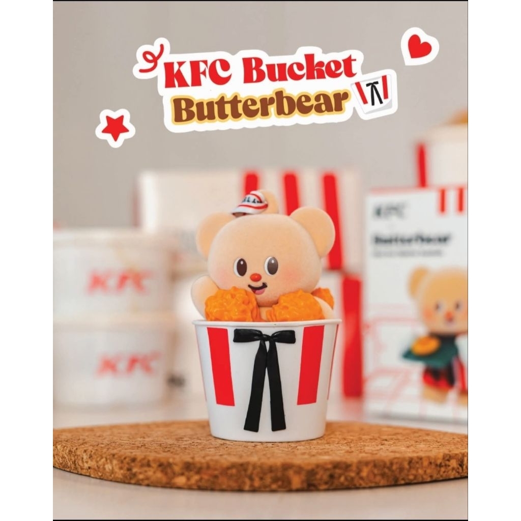 ButterBearพวงกุญแจหมีเนยkfc bucket*น้องถัง*ของแท้ส่งตรงจากสิงคโปร์"ลิมิเต็ด*พร้อมส่งโปรสงกรานต์*แกะกล่องเช็คตัวแล้ว