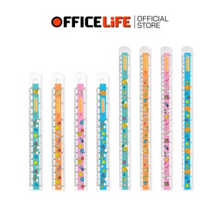 Kakao Friends (คาเคาเฟรนด์) ไม้บรรทัด ไม้บรรทัดเหล็ก อะลูมิเ…