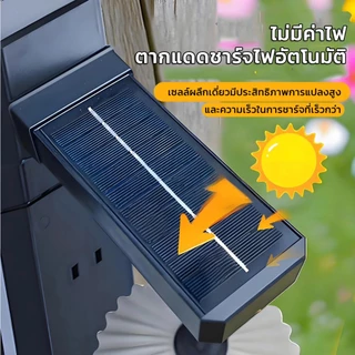 NEOBEE โคมไฟโซล่าเซลล์ติดผนัง สไตล์วินเทจ IP65 กันน้ำ แสงวอมไวท์ สำหรับตกแต่งลานบ้าน รั้ว สนามหญ้า