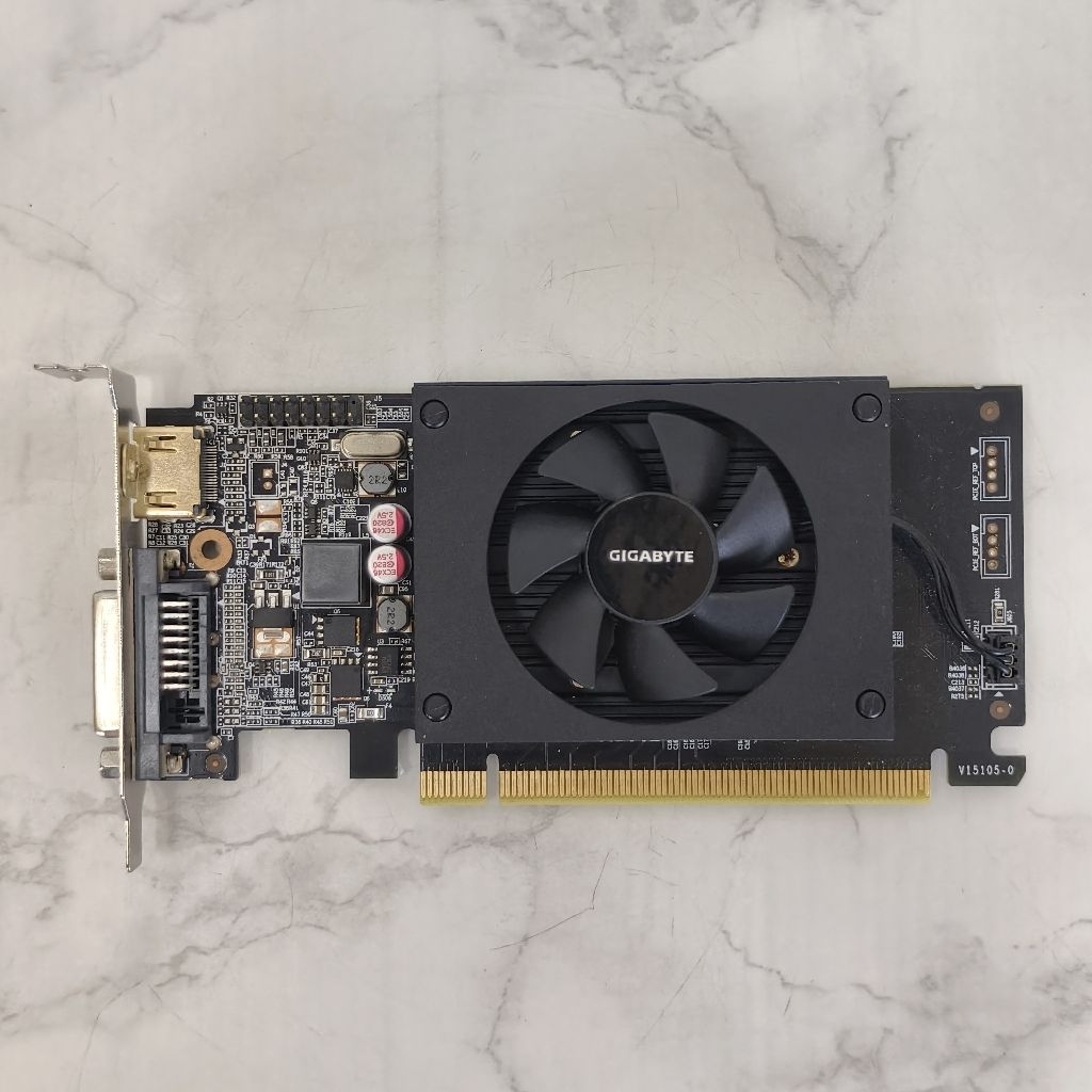 GIGABYTE GT 710 2G DDR5 low profile มือสอง สำหรับใส่เคสเล็ก พร้อมใช้งาน