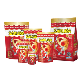 SAKURA อาหารปลาซากุระโกลด์ ยกถุง (50g/100g/250g/500g)