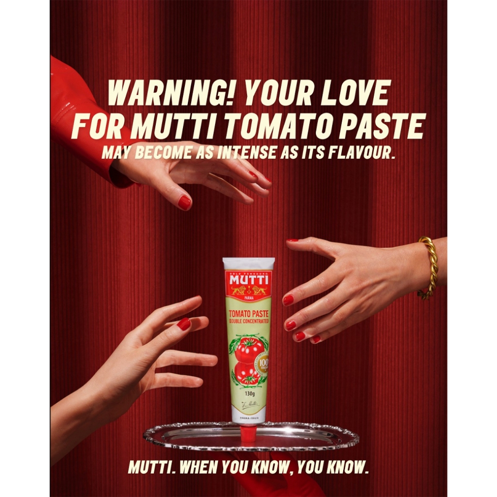 Solo Pomodoro Mutti Tomato Paste ซอสมะเขือเทศเข้มข้น Muttiมัตติ จากอิตาลี 130g