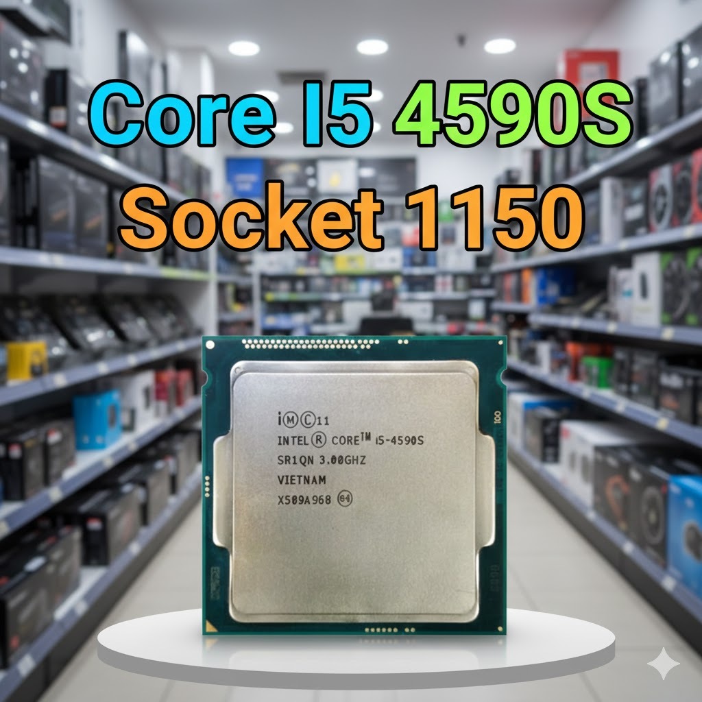 cpu core i5 4590S gen 4 ใสบอร์ด 1150 เป็น Chip CPU ใช้เพื่อการอัพเกรด