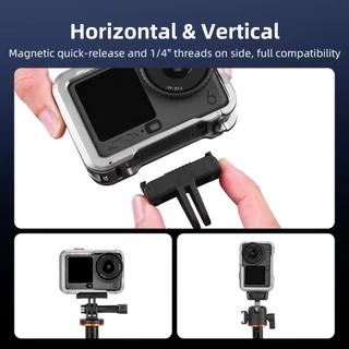 สําหรับ DJI Osmo Action 6 โลหะกรงกระต่ายกรอบ Multi functional ขยายกรอบ Action 6 อุปกรณ์เสริมสําหรับกล้องกีฬา