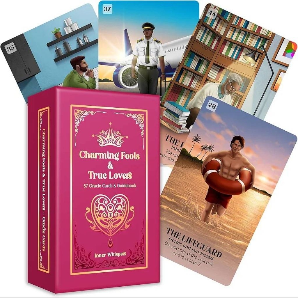 Charming Fools and True Lovers Oracle ไพ่ออราเคิลแท้ทายอาชีพคนรัก Oracle Cards Decks