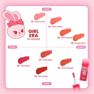 TOKIE GIRL ERA LIP MOUSSE โทกี้ เกิร์ล เอร่า ลิป มูส