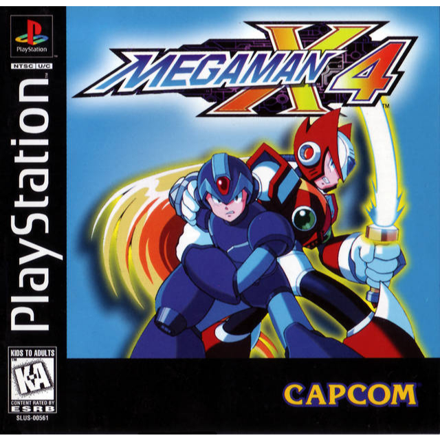 [PS1] Mega Man X4 / RockMan X4 (1 DISC) เกมเพลวัน แผ่นก็อปปี้ไรท์ PS1 GAMES BURNED CD-R DISC