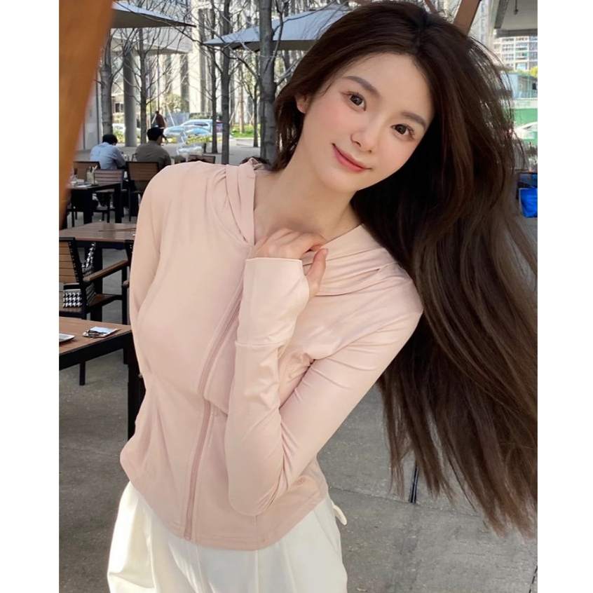 💥NEW💥เสื้อคลุมกันแดด เสื้อกันแดด UV เสื้อกันยูวี สีพื้นแขนยาว ยืดหยุ่น ระบาย
