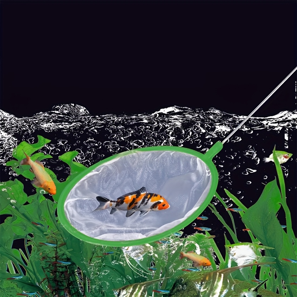 กระชอนตักทรงกลม ละเอียด ตาข่ายจับปลาในตู้ปลา, ตะแกรงกรองอาร์ทีเมียรขนาดเล็ก,ขนาด32/34/36cm - รูปที่ 2